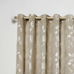 Unknown 16-19mm Fenton Extendable Eyelet Metal Curtain Pole Set Brass 160-300Cm - thumbnail 2
