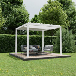 Agadon Aluminium Pergola Shading System 300 X 300 Cm White - thumbnail 1