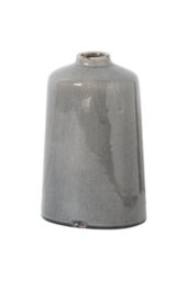 Garda Grey Glazed Liv Vase, Rustic Ceramic Decor For Modern Spaces - thumbnail 1