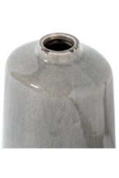 Garda Grey Glazed Liv Vase, Rustic Ceramic Decor For Modern Spaces - thumbnail 2