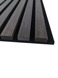 AVER-GROWTH Set Of 2 Wooden Modern Acoustic Wall Panels 120 X 60 Cm - Light Grey Oak Finish - thumbnail 7