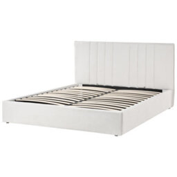Beliani Ottoman Bed Fabric Tarascon 160 X 200 Cm (Eu King Size) Light Beige - thumbnail 4