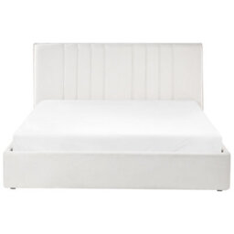Beliani Ottoman Bed Fabric Tarascon 160 X 200 Cm (Eu King Size) Light Beige - thumbnail 6