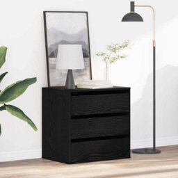 Walplus Chest Of Drawers Black Oak 60 X 41 X 58 Cm Engineered Wood - thumbnail 4