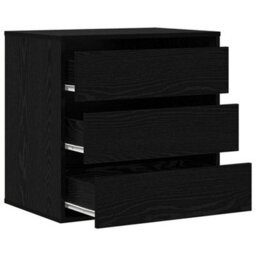 Walplus Chest Of Drawers Black Oak 60 X 41 X 58 Cm Engineered Wood - thumbnail 5