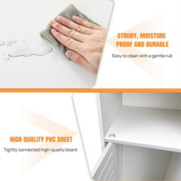 Type 1: 20X20X116Cm Narrow Tall Freestanding Bathroom Storage Cabinet - thumbnail 4