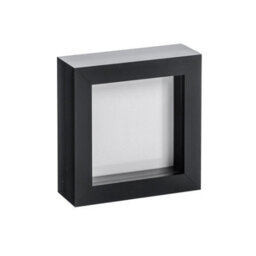 "Nicola Spring 4 X 4"" Photo Frame - Black - 3D Photo Frame Picture Frame Box Portrait Display Case (12.5 X 12.5Cm)" - thumbnail 1