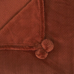 Beliani Blanket Saitler 200 X 220 Cm Golden Brown - thumbnail 4