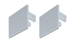Paulmann Linion Accessories End Cap Set Of 2 Chrome Matt Plastic 98625 - thumbnail 3