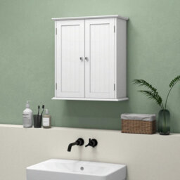 3Tier Bathroom Cabinet, Wall Mounted Medicine Cabinet, White - thumbnail 5