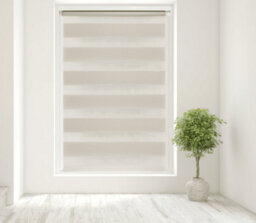 Caecus Blinds Day & Night Zebra Roller Blind Taupe 50Cm  X 210Cm - thumbnail 2