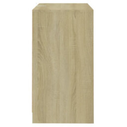 Berkfield Sturdy Sideboard Sonoma Oak 70X41X75 Cm Engineered Wood - thumbnail 4