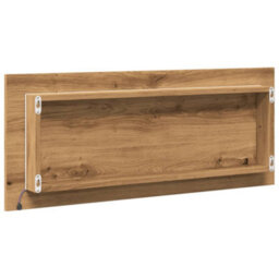 Berkfield Led Bathroom Mirror Artisan Oak 100X8.5X37 Cm Engineered Wood - thumbnail 8