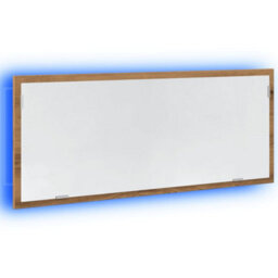 Berkfield Led Bathroom Mirror Artisan Oak 100X8.5X37 Cm Engineered Wood - thumbnail 3