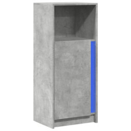 Berkfield Sideboard With Led Concrete Grey 42.5X34X100 Cm Engineered Wood - thumbnail 3