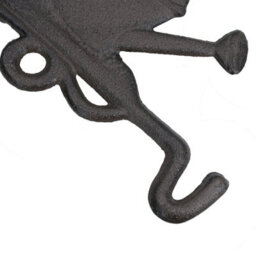AB Tools Watering Can Basket Flower Hook / Hanger Cast Iron Door Wall House Garden - thumbnail 4