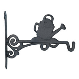 AB Tools Watering Can Basket Flower Hook / Hanger Cast Iron Door Wall House Garden - thumbnail 1