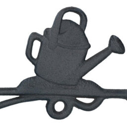 AB Tools Watering Can Basket Flower Hook / Hanger Cast Iron Door Wall House Garden - thumbnail 2