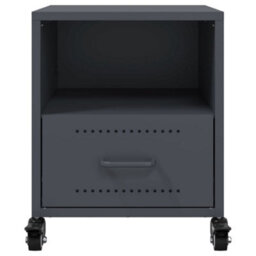 Berkfield Bedside Cabinets 2 Pcs Anthracite 36X39X43.5 Cm Steel - thumbnail 5