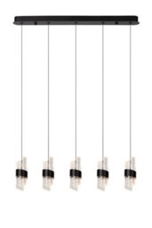 Lucide Kligande - Pendant Light - Led Dim. - 5X7,8W 2700K - Black - thumbnail 1