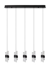 Lucide Kligande - Pendant Light - Led Dim. - 5X7,8W 2700K - Black - thumbnail 2