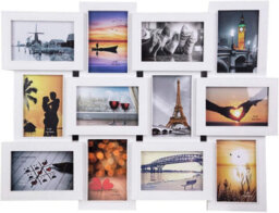 Xample 12 Photo Wall Mounted Collage Picture Frame Multi Modern Photo Frame For 10X15Cm Photos, Horizontal & Vertical Display Lightweight - thumbnail 1