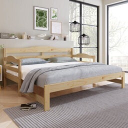 Matteo Natural Pine 3Ft Daybed With Pull-Out Trundle Guest Bed - thumbnail 8