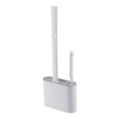 Toilet Brush And Holder Bathroom Toilet Brush Holder Set Silicone Brush Durable - image 1