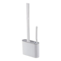 Toilet Brush And Holder Bathroom Toilet Brush Holder Set Silicone Brush Durable - thumbnail 1