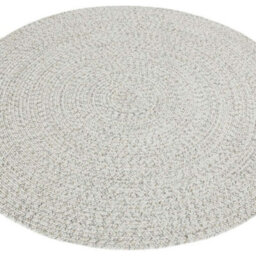 The Rugs Indoor Outdoor Trenzado Rug Polypropylene Bordered Plain Design In White - thumbnail 9