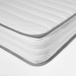 OHS Memory Foam Mattress Luxury Quilted Sprung Comfort, White - King - thumbnail 4