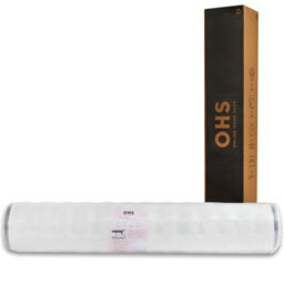 OHS Memory Foam Mattress Luxury Quilted Sprung Comfort, White - King - thumbnail 6