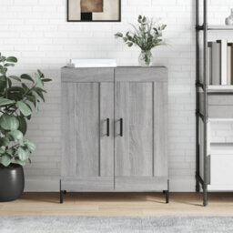 Berkfield Sideboard Grey Sonoma 69.5X34X90 Cm Engineered Wood - thumbnail 1