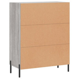 Berkfield Sideboard Grey Sonoma 69.5X34X90 Cm Engineered Wood - thumbnail 8