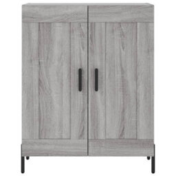 Berkfield Sideboard Grey Sonoma 69.5X34X90 Cm Engineered Wood - thumbnail 5