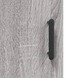 Berkfield Sideboard Grey Sonoma 69.5X34X90 Cm Engineered Wood - thumbnail 9