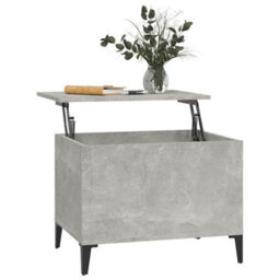 Berkfield Durable Coffee Table Concrete Grey 60X44.5X45 Cm Engineered Wood - thumbnail 5
