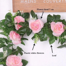 12 Head Artificial Flowers Silk Rose Fake Flower With Stem Wedding Party Bouquet - thumbnail 3