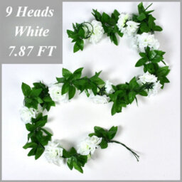 12 Head Artificial Flowers Silk Rose Fake Flower With Stem Wedding Party Bouquet - thumbnail 6