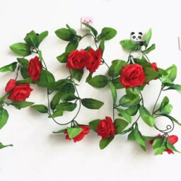 12 Head Artificial Flowers Silk Rose Fake Flower With Stem Wedding Party Bouquet - thumbnail 5