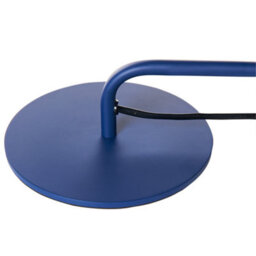 Beliani Blue Metal Desk Lamp 51 Cm Adjustable Cone Shade - Retro-Industrial Bedside And Desk Lamp - thumbnail 5