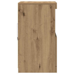 Berkfield Sideboard With Led Lights Artisan Oak 41X37X67 Cm - thumbnail 7