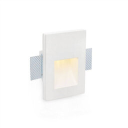 Luminosa Lighting Luminosa Plas Led 1 Light Indoor Recessed Wall Light White Plaster - thumbnail 2