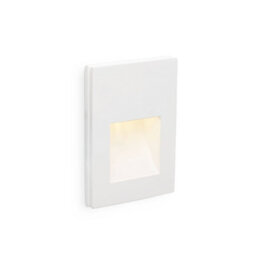 Luminosa Lighting Luminosa Plas Led 1 Light Indoor Recessed Wall Light White Plaster - thumbnail 1