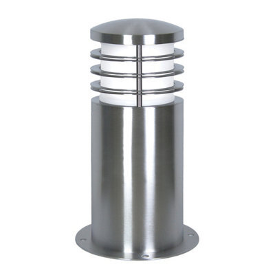 Elstead Sandbanks 1 Light Outdoor Mini Bollard Light Stainless Steel Ip44, E27