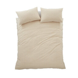Pineapple Elephant Cotton Rich Woven Stripe King Duvet Cover Set With Pillowcases Natural - thumbnail 5