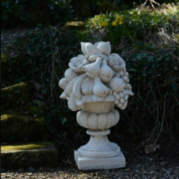 Pair Of Large Fruit Vase Pillar Tops - thumbnail 5