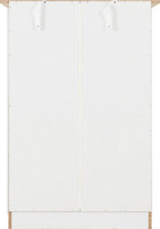 Seconique Portland 4 Drawer Chest In White With Oak Effect Finish - thumbnail 6