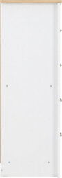 Seconique Portland 4 Drawer Chest In White With Oak Effect Finish - thumbnail 5