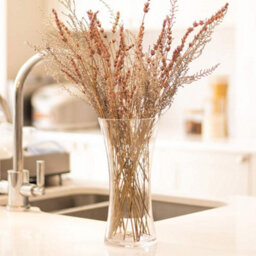 Morden Waisted Glass Vase 250mm X Dia 130mm - thumbnail 3